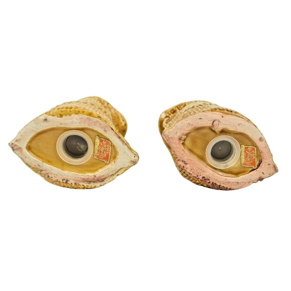 Burlap Sack Salt and Pepper Ceramic Shaker Set 3.75 inch Our Own Imports Vintage - Picture 6 of 7